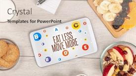  Presentation with loss - Presentation theme with healthy-tablet-pc-compostion background and a lemonade colored foreground