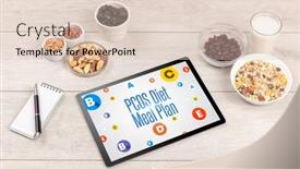  Presentation with pcos - Amazing theme having healthy-tablet-pc-compostion backdrop and a lemonade colored foreground