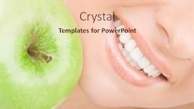  Presentation with green apple - 