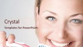  Presentation with teeth - Audience pleasing slides consisting of healthy teeth backdrop and a lemonade colored foreground