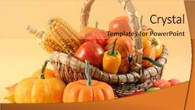  Presentation with occupational health safety yellow - Amazing slide set having healthy vegetables on yellow background backdrop and a yellow colored foreground