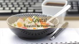  Presentation with hydroponics vegetables hydroponic vegetable - Presentation theme featuring healthy work - bowl of cottage cheese background and a  colored foreground