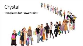  Presentation with paper bag vs plastic bags - Slide set featuring healthy orkforce - buying things bags full background and a white colored foreground