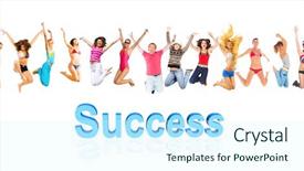  Presentation with win win - Amazing PPT theme having healthy orkforce - joy and win lifestyle portrait backdrop and a cool aqua colored foreground