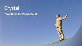  Presentation with height - Presentation having healthy young man practice youga in height mountain at early morning and sunrise background and a teal colored foreground