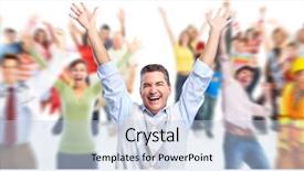  Presentation with group of people praying to god - PPT layouts with healty hand - group of laughing happy people background and a  colored foreground