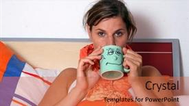  Presentation with certification of job skills - Slide deck featuring heamorrhagic stroke - no job today a young background and a red colored foreground