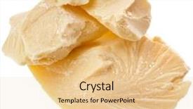  Presentation with close up of bark - Slide deck consisting of heap close up on white background and a lemonade colored foreground