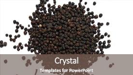  Presentation with thai - Theme consisting of heap of black pepper thai background and a tawny brown colored foreground