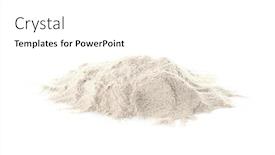  Presentation with flour - Amazing slides having heap-of-buckwheat-flour-isolated backdrop and a white colored foreground