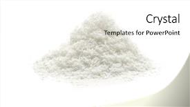  Presentation with coconut - Slides having heap of desiccated coconut background and a white colored foreground