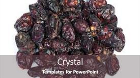  Presentation with rose hips - Slide deck enhanced with heap of dried rose hips isolated on white background background and a tawny brown colored foreground