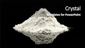  Presentation with black hitory - PPT theme with heap of flour on black background and a  colored foreground