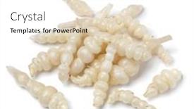  Presentation with healthy - Theme enhanced with heap-of-fresh-raw-white background and a white colored foreground