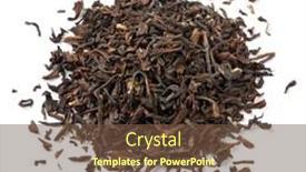  Presentation with indian tea - Slides enhanced with heap-of-indian-tukvar-darjeeling background and a tawny brown colored foreground