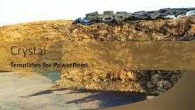  Presentation with tires - Theme featuring heap-of-manure-covered background and a gold colored foreground