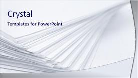  Presentation with bright white - PPT theme with stack papers - heap of paper bright white background and a  colored foreground