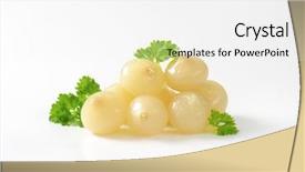  Presentation with pickle - Audience pleasing slides consisting of heap of pickled onions backdrop and a white colored foreground