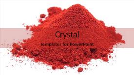  Presentation with pepper - Beautiful slide set featuring heap of red pepper powder isolated on white background backdrop and a red colored foreground