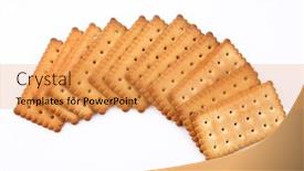  Presentation with simple - PPT theme having heap-of-simple-small-cookies background and a gold colored foreground