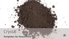  Presentation with soil - Audience pleasing PPT theme consisting of heap-of-soil backdrop and a light gray colored foreground