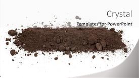  Presentation with soil - Slides enhanced with heap-of-soil background and a white colored foreground