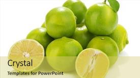  Presentation with lemon - Amazing PPT theme having heap of sweet lemon isolated backdrop and a  colored foreground
