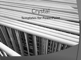 Heap Of Various Gray Railings PPT template 90 | CrystalGraphics
