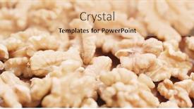  Presentation with walnut - Beautiful slides featuring heap-of-walnut backdrop and a lemonade colored foreground