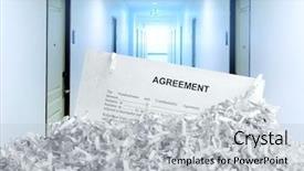  Presentation with watercolor paper texture white art - Beautiful PPT layouts featuring heap of white shredded papers backdrop and a light gray colored foreground