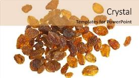  Presentation with yellow - PPT theme featuring heap-of-yellow-sultana-raisins background and a yellow colored foreground