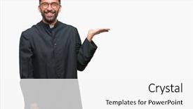  Presentation with palm sunday catholic - Theme consisting of hearing god - adult hispanic catholic priest man background and a white colored foreground