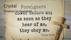  Presentation with bible psalms - Audience pleasing slide set consisting of hearing god - top-1000 bible verses from psalms backdrop and a mint green colored foreground