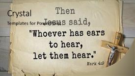  Presentation with bible verses - Theme enhanced with hearing god - top-350 bible verses from mark background and a mint green colored foreground