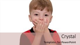  Presentation with hear - Cool new theme with hearing seeing - hear no evil see no backdrop and a coral colored foreground