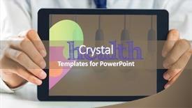  Presentation with autism puzzle - Beautiful PPT theme featuring heart against second light bulb backdrop and a violet colored foreground