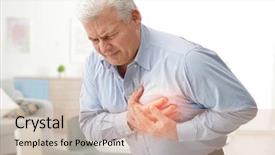  Presentation with chest - Beautiful PPT layouts featuring heart attack concept senior man backdrop and a lemonade colored foreground