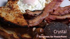  Presentation with heart attack - Audience pleasing theme consisting of heart attack on a plate backdrop and a wine colored foreground