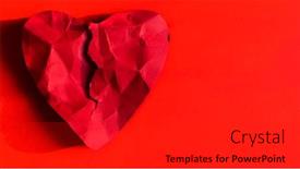  Presentation with heart attack - Amazing PPT layouts having heart-attack-or-unhappy-love backdrop and a dark gray colored foreground