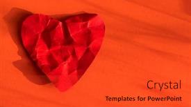  Presentation with heart attack - Beautiful theme featuring heart-attack-or-unhappy-love backdrop and a dark gray colored foreground