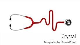  Presentation with heart beat - Amazing presentation theme having heart beat on a ekg backdrop and a white colored foreground