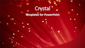  Presentation with i love you - Slides enhanced with heart bokeh - love background background and a crimson colored foreground