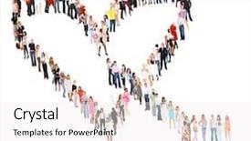  Presentation with office ergonomics man worker exercising - Amazing theme having heart business - many colleagues office culture backdrop and a  colored foreground