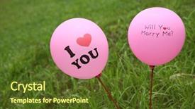  Presentation with law wedding - Presentation featuring heart circu - outdoor wedding balloon background and a tawny brown colored foreground