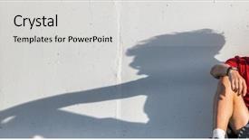  Presentation with health care mobile app - Cool new slides with heart devices - fitness sport man using mobile backdrop and a light gray colored foreground