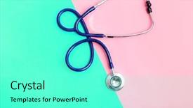  Presentation with disease cancer - Presentation theme enhanced with heart disease or cancer background and a cyan colored foreground