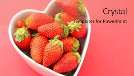  Presentation with love for existence - Amazing slide deck having portion of fresh italian spaghetti al pesto backdrop and a mint green colored foreground