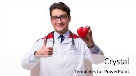  Presentation with super hero - Amazing presentation having heart leadership - super hero doctor isolated backdrop and a white colored foreground