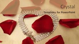  Presentation with red rose bush - Presentation theme featuring dinosaurs with their head background and a light gray colored foreground