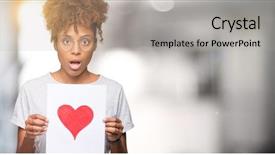  Presentation with american heart - Cool new presentation with heart over isolated background scare backdrop and a  colored foreground
